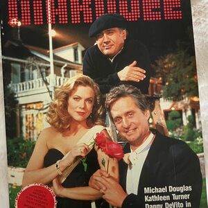 Marquee Magazine Featuring Michael Douglas & Kathleen Turner - Red Rose. 1989